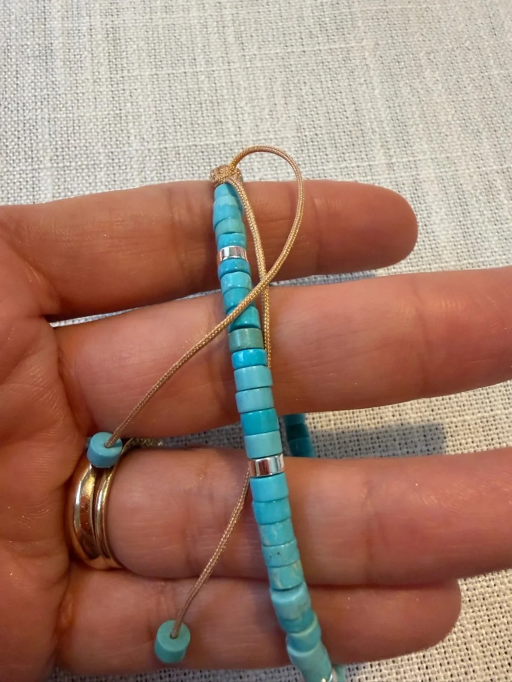 Turquoise Boho Beaded Bracelet for Men and Women